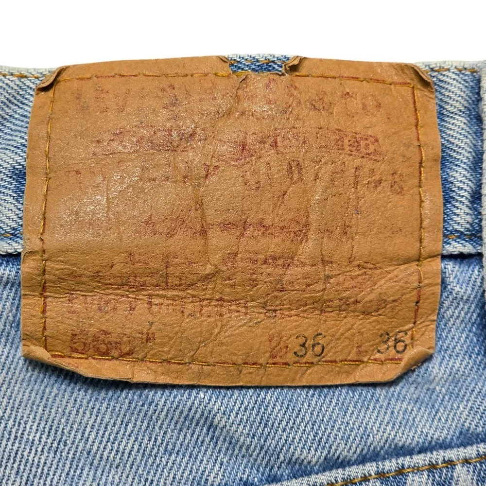 90s Skateboarding Loose Fit Tapered Leg Jeans Mens 36x36 Light Wash Levis 560
